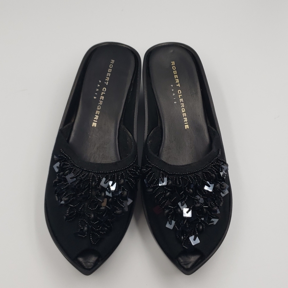 Robert Clergerie Paris Size 6.5 embellished clogs